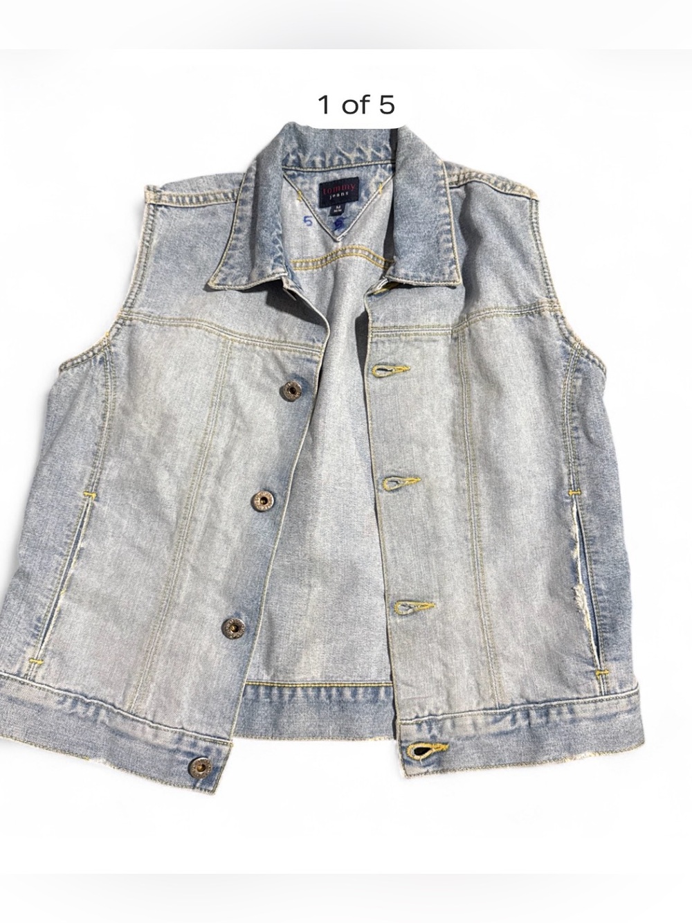 Tommy Hilfiger Light Blue Denim Vest